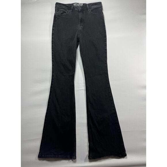 Idyllwind by M. Lambert Womens Flare Black Stretch Denim Jeans - Size 10 (29x33) - Picture 1 of 4